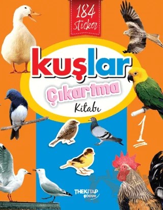 Kuşlar Çıkartma Kitabı - 1 – Kolektif – The Kitap Çocuk kitap kapağı