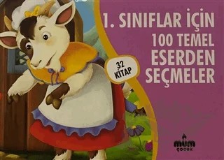 1. Sınıflar İçin 100 Temel Eserden Seçmeler (32 Kitap Kutulu) – Kolektif – Mum Yayınları kitap kapağı