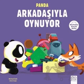 Merhaba Küçük Deha - Panda Arkadaşıyla Oynuyor – Michael Dahl – 1001 Çiçek Kitaplar kitap kapağı