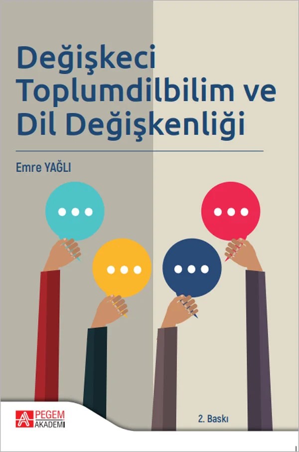 Değişkeci Toplumdilbilim ve Dil Değişkenliği – Pegem Akademi Yayıncılık kitap kapağı
