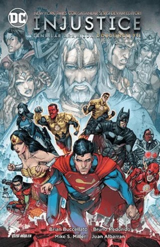 Injustice Yıl: 4 Cilt: 1 – Brian Buccellato, Bruno Redondo, Juan Albarran, Mike S. Miller – Çizgi Düşler Yayınevi kitap kapağı