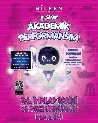 8. Sınıf İnkılap Tarihi ve Atatürkçülük Akademik Performansım Defterim – Kolektif – Bilfen Yayıncılık kitap kapağı