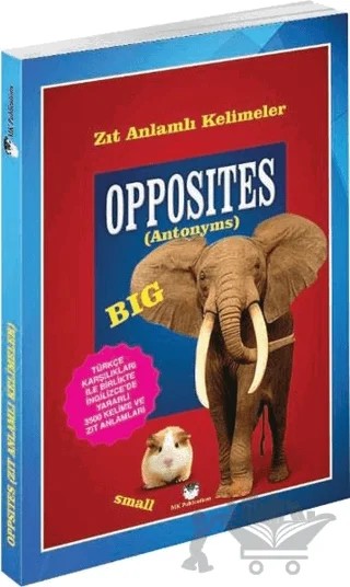 Opposites - Zıt Anlamlı Kelimeler – Murat Kurt – MK Publications kitap kapağı