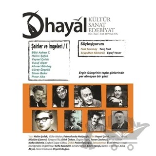 Hayal Kültür Sanat Edebiyat Dergisi: 63 (Ekim-Kasım-Aralık) 2017 – Hayal Yayınları kitap kapağı