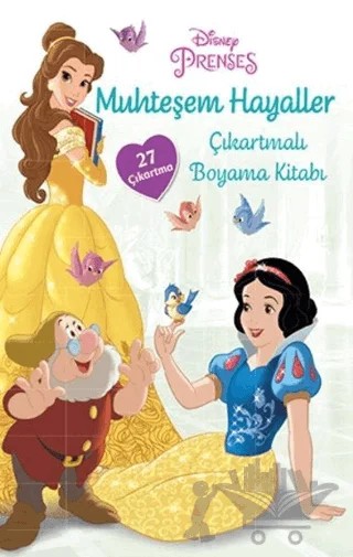 Disney Prenses Muhteşem Hayaller Çıkartmalı Boyama Kitabı – Kolektif – Doğan Egmont Yayıncılık kitap kapağı