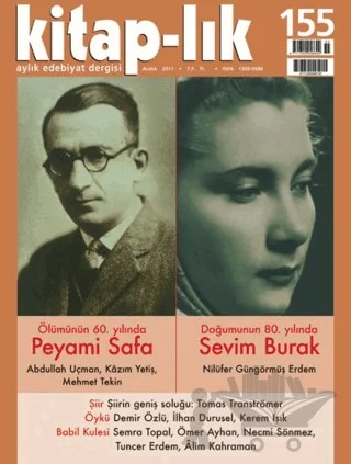 Kitap-lık Sayı: 155 Aylık Edebiyat Dergisi – Yapı Kredi Yayınları kitap kapağı