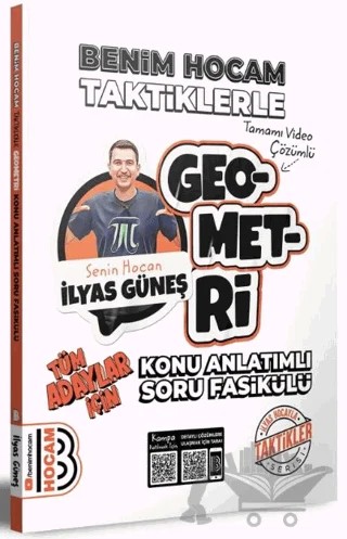 Tüm Adaylar İçin Taktiklerle Geometri Konu Anlatımlı Soru Fasikülü – İlyas Güneş – Benim Hocam Yayınları kitap kapağı
