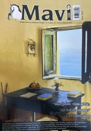 Mavi Gök Kültür Sanat Edebiyat Dergisi Sayı: 20 Temmuz - Ağustos 2024 – Mavi Gök Dergisi Yayınları kitap kapağı