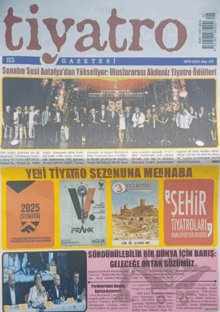 Tiyatro Gazetesi Sayı: 172 Ekim 2025 – Tiyatro Gazetesi kitap kapağı