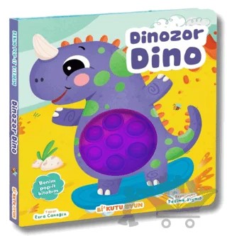 Dinozor Dino - Benim Pop - İt Kitabım – Esra Canoğlu – Bi Kutu Oyun kitap kapağı
