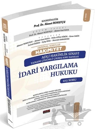 HAKİMİYET Adli Hakimlik İdari Yargılama Hukuku Çıkmış Soru Bankası – Ahmet Nohutçu, Ahmet Gazi Kaya – Savaş Yayınevi kitap kapağı