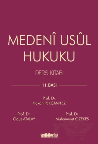 Medeni Usul Hukuku Ders Kitabı – Hakan Pekcanıtez, Muhammet Özekes, Oğuz Atalay – On İki Levha Yayınları kitap kapağı