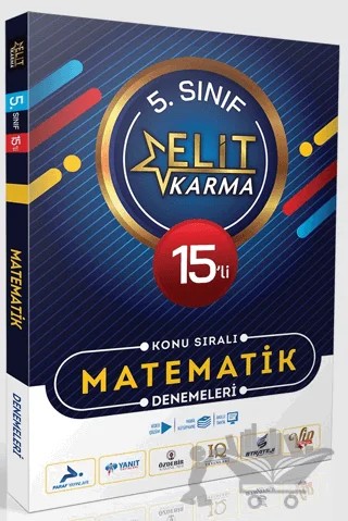 Elit Karma 5. Sınıf 15'li Konu Sıralı Matematik Denemeleri – Kolektif – Paraf Yayınları kitap kapağı