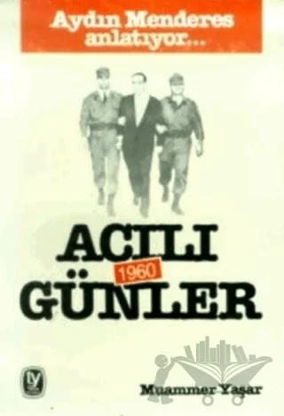 Acılı Günler 1960 – Muammer Yaşar – Tekin Yayınevi kitap kapağı