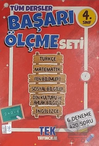 4. Sınıf Tüm Dersler Başarı Ölçme Seti – Kolektif – Tek Yayıncılık kitap kapağı