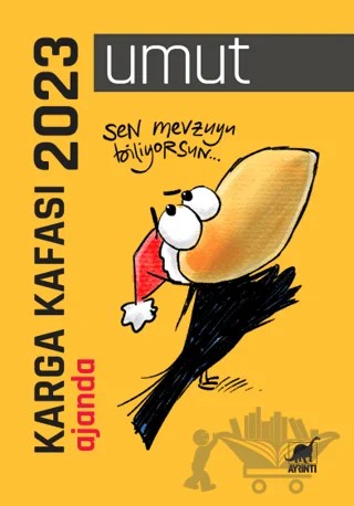 Karga Kafası Ajanda 2023 – Kemal Gökhan Gürses – Ayrıntı Yayınları kitap kapağı