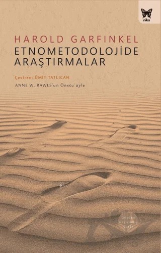 Etnometodolojide Araştırmalar – Harold Garfinkel – Nika Yayınevi kitap kapağı