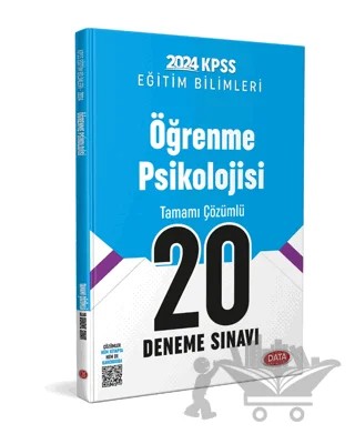 KPSS Eğitim Bilimleri Öğrenme Psikolojisi 20 Deneme Sınavı – Kolektif – Data Yayınları kitap kapağı