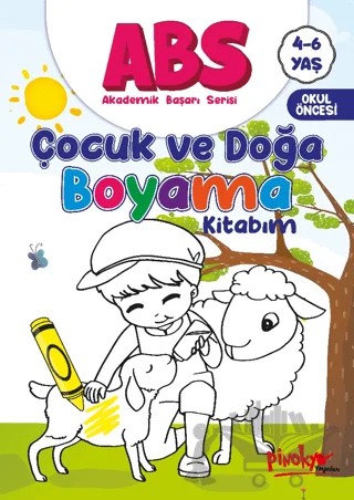 ABS 4-6 Yaş Çocuk ve Doğa Boyama Kitabım – Buçe Dayı – Pinokyo Yayınları kitap kapağı