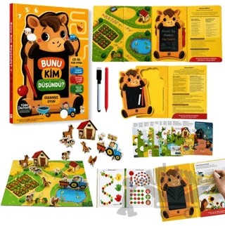 Bunu Kim Düşündü? Tabletli - Maketli Etkinlik Kitabı – Eda Akpınar Doğan – Sincap Kitap kitap kapağı