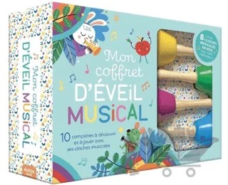 8 Müzik Çanı - Ritim Tutmayı Öğreniyorum – Kolektif – Auzou Toys kitap kapağı