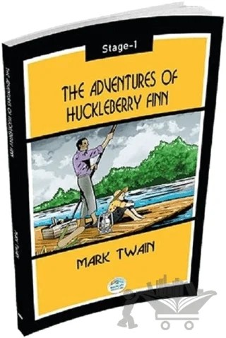 The Adventures of Huckleberry Finn (Stage-1) – Mark Twaın – Maviçatı Yayınları kitap kapağı
