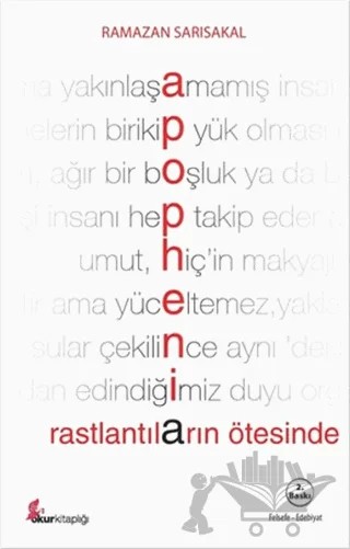 Apophenia – Ramazan Sarısakal – Okur Kitaplığı kitap kapağı