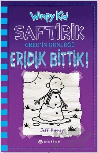 Eridik Bittik! - Saftirik Greg'in Günlüğü 13 – Jeff Kinney – Epsilon Yayınevi kitap kapağı