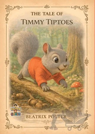 The Tale of Timmy Tiptoes – Beatrix Potter – Eğiten Kitap kitap kapağı