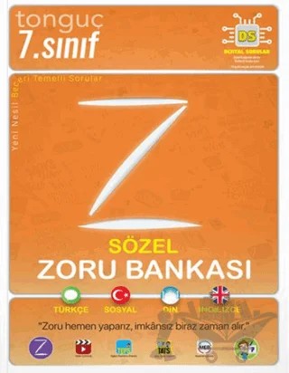 7. Sınıf Sözel Zoru Bankası – Kolektif – Tonguç Akademi kitap kapağı