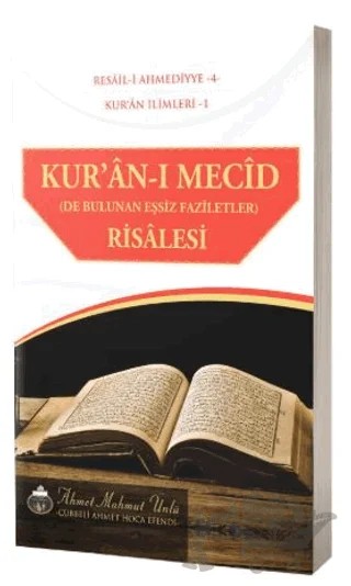 Kur'an-ı Mecid Risalesi – Ahmet Mahmut Ünlü – Lalegül Yayınevi kitap kapağı