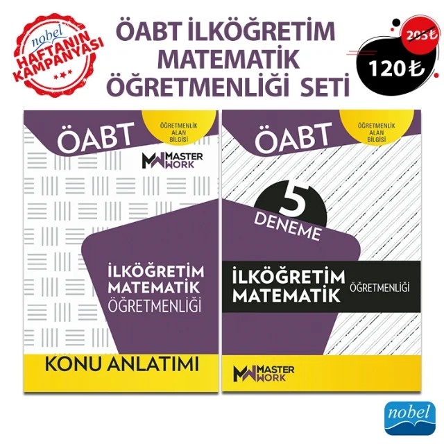 ÖABT İLKÖĞRETİM MATEMATİK ÖĞRETMENLİĞİ SETİ – Komisyon – Kampanya kitap kapağı
