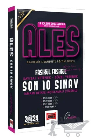 2024 ALES Son 10 Sınav Fasikül Fasikül Çıkmış Sorular – Kolektif – Yargı Yayınevi kitap kapağı