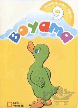 Renkli Örnekli Eğitici Boyama 9 – Kolektif – Kare Yayınları kitap kapağı