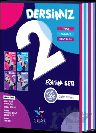 2. Sınıf Eğitim Seti 4 Kitap – Gülcan Eda Aydemir, Sevgi Banu Boyacı, Süleyman Turan – 5 Yıldız Yayınları kitap kapağı