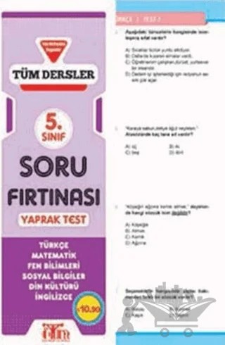 5. Sınıf Soru Fırtınası Yaprak Test – Kolektif – Karatay Yayınları kitap kapağı