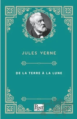 De la Terre à la Lune – Jules Verne – Paper Books kitap kapağı