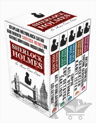 Sherlock Holmes Seti (5 Kitap Takım) – Sir Arthur Conan Doyle – Martı Yayınları kitap kapağı