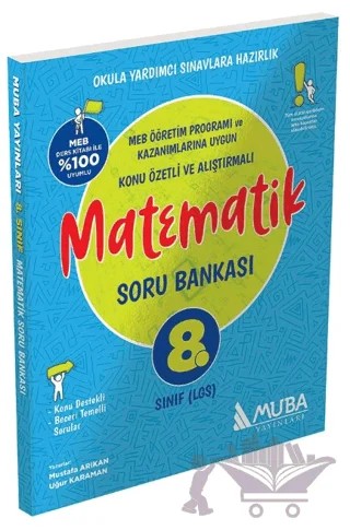 8. Sınıf Matematik Soru Bankası Muba Yayınları – Mustafa Arıkan, Uğur Karaman – Muba Yayınları kitap kapağı