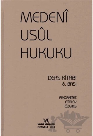Medeni Usul Hukuku Ders Kitabı – Hakan Pekcanıtez, Muhammet Özekes, Oğuz Atalay – Vedat Kitapçılık kitap kapağı