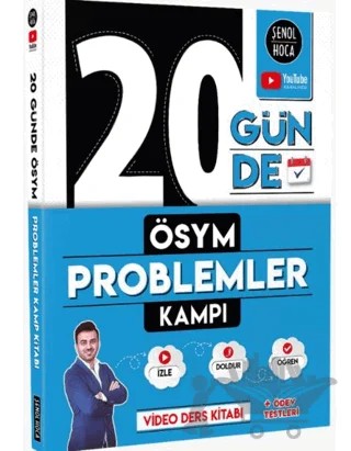 20 Günde ÖSYM Problemler Kampı – Şenol Aydın – Şenol Hoca Yayınları kitap kapağı