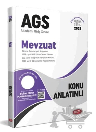 Data Yayınları 2025 MEB AGS Ultra Serisi Mevzuat Konu Anlatımlı – Komisyon – Data Yayınları kitap kapağı