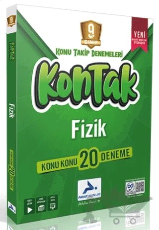 9. Sınıf Fizik Kontak Deneme – Kolektif – Paraf Yayınları kitap kapağı