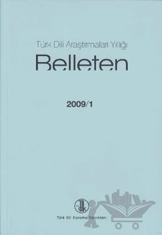 Türk Dili Araştırmaları Yıllığı - Belleten 2009 / 1 – Kolektif – Türk Dil Kurumu Yayınları kitap kapağı