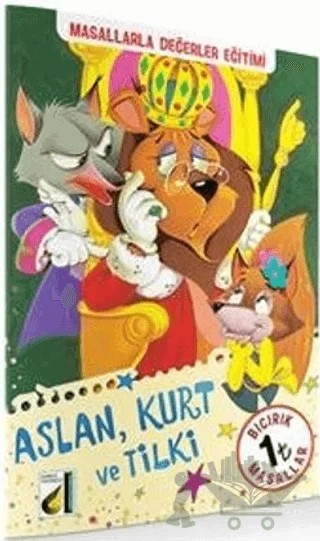 Aslan, Kurt ve Tilki - Bıcırık Masallar – Kolektif – Genç Damla Yayınevi kitap kapağı