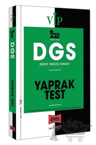 2022 VİP DGS Yaprak Test – Kolektif – Yargı Yayınevi kitap kapağı