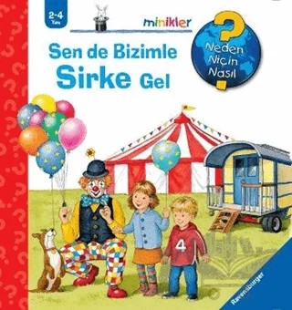 Ravensburger Minikler - Sen De Bizimle Sirke Gel – Constanze Schargan, Patricia Mennen – Mikado Yayınları kitap kapağı