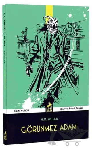Görünmez Adam – H. G. Wells – Ren Kitap kitap kapağı