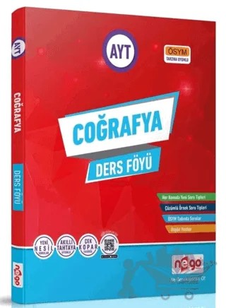 AYT Coğrafya Ders Föyü – Kolektif – Nego Yayınları kitap kapağı