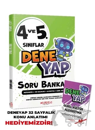 4 ve 5. Sınıflar Dene Yap Soru Bankası – Kolektif – Dinamo Yayınları kitap kapağı
